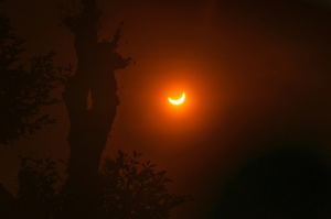 Photo: This photo shows the March 2016 solar eclipse as seen from South Tangerang, Indonesia. Credit: Photo copyright Ridwan Arifiandi; Creative Commons license CC BY-NC 2.0